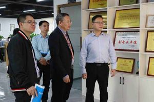 热烈欢迎市政府秘书长林兢一行莅临江南（中国）-江南（中国）集团广西公司考察指导